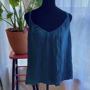 XXXL Caite Women deep sea blue boho blouse